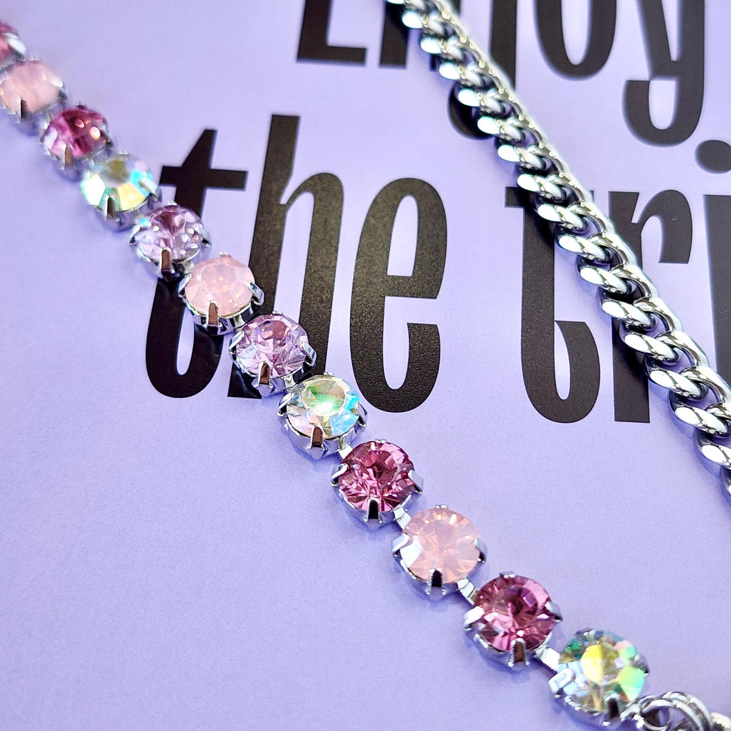 The Lavender Haze Crystal Necklace