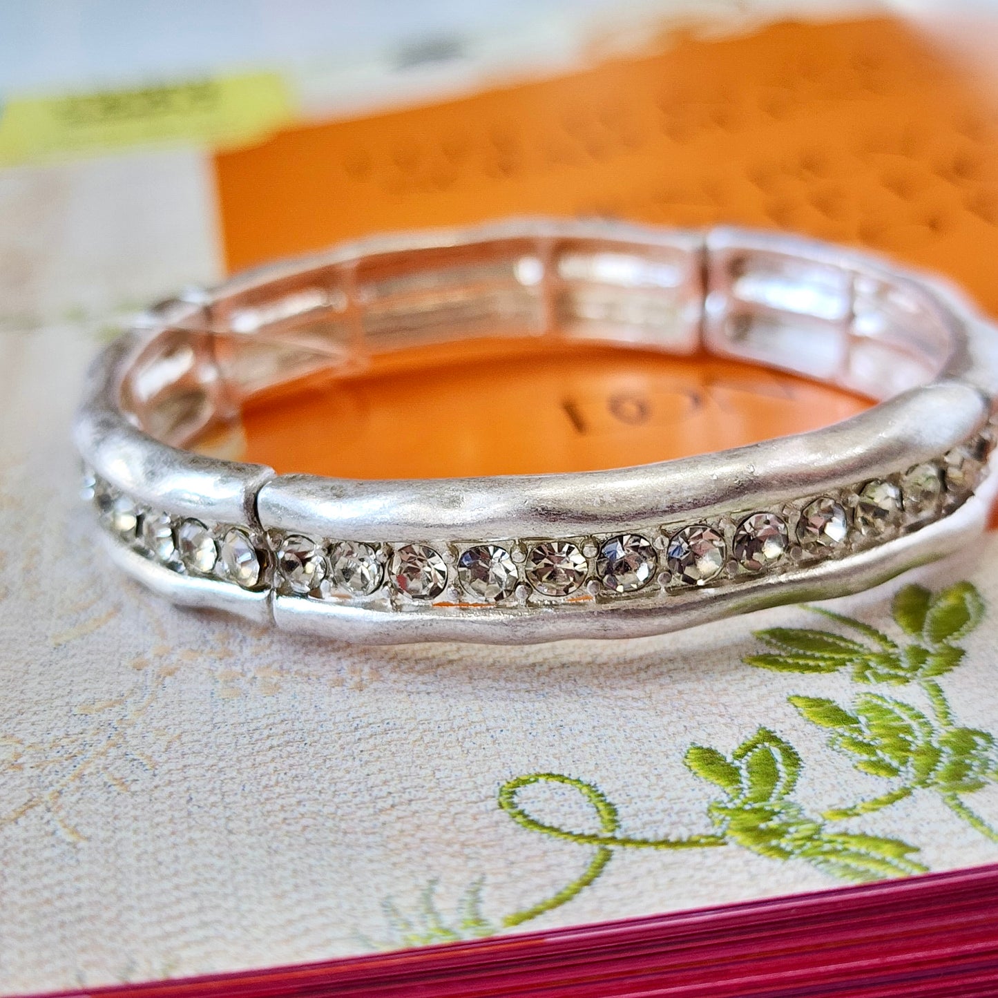 Silver Lane- Crystal Stretch Bracelet