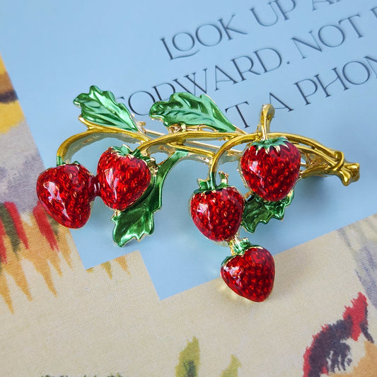 The Strawberry Fields Brooch