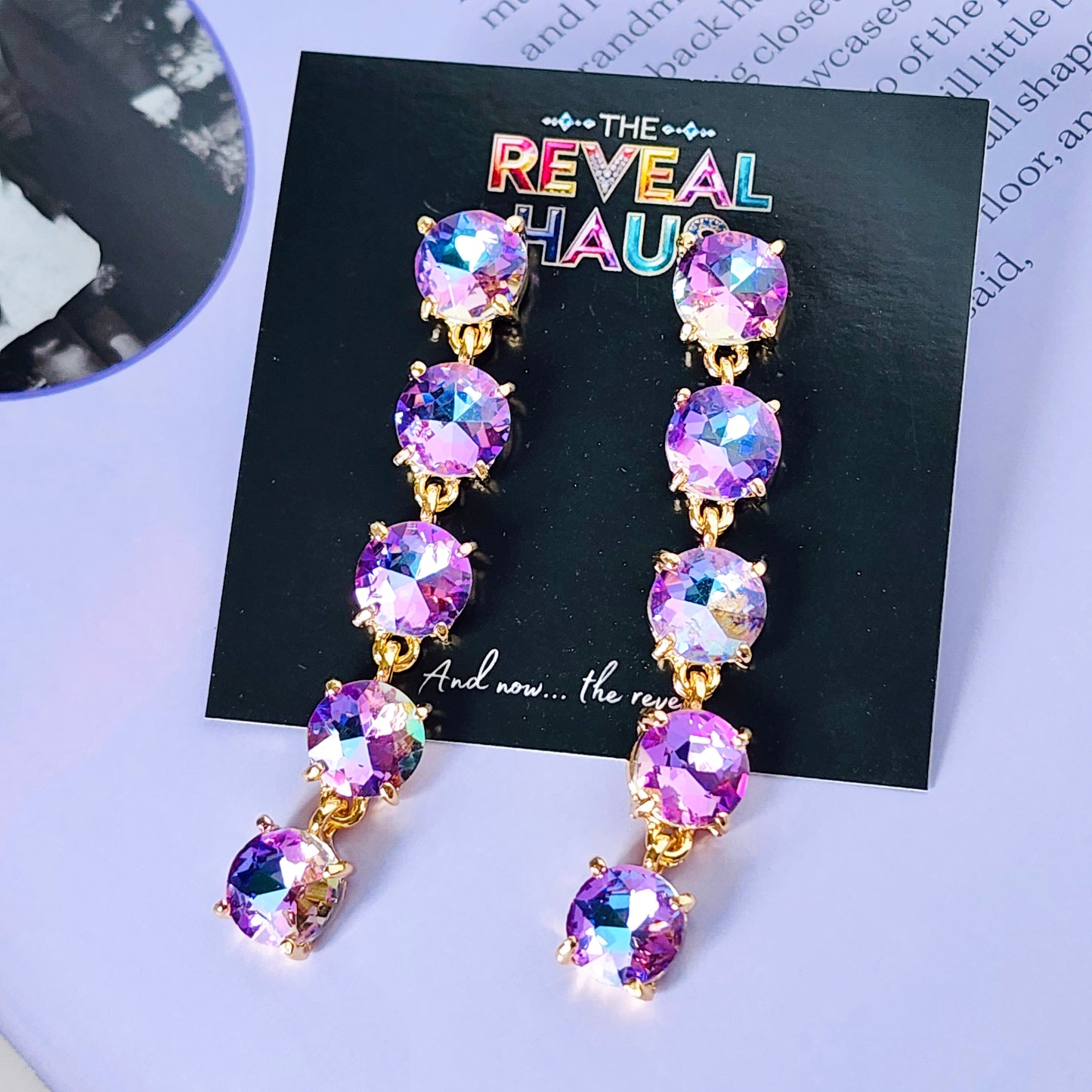 The Stevie Drop Crystal Earrings