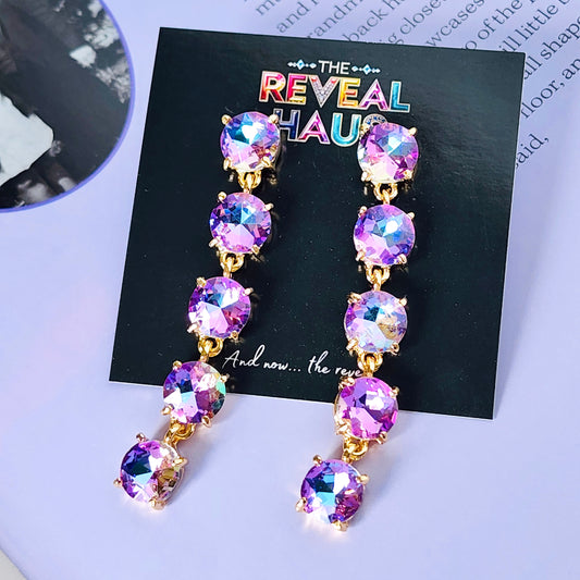 The Stevie Drop Crystal Earrings