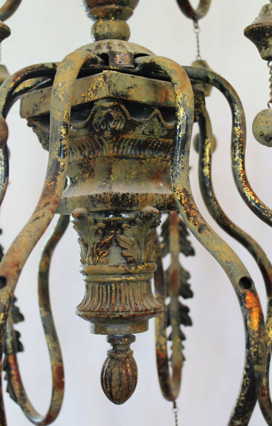 Monumental Xlarge Italian Grand Antique Chandelier Made in Italy