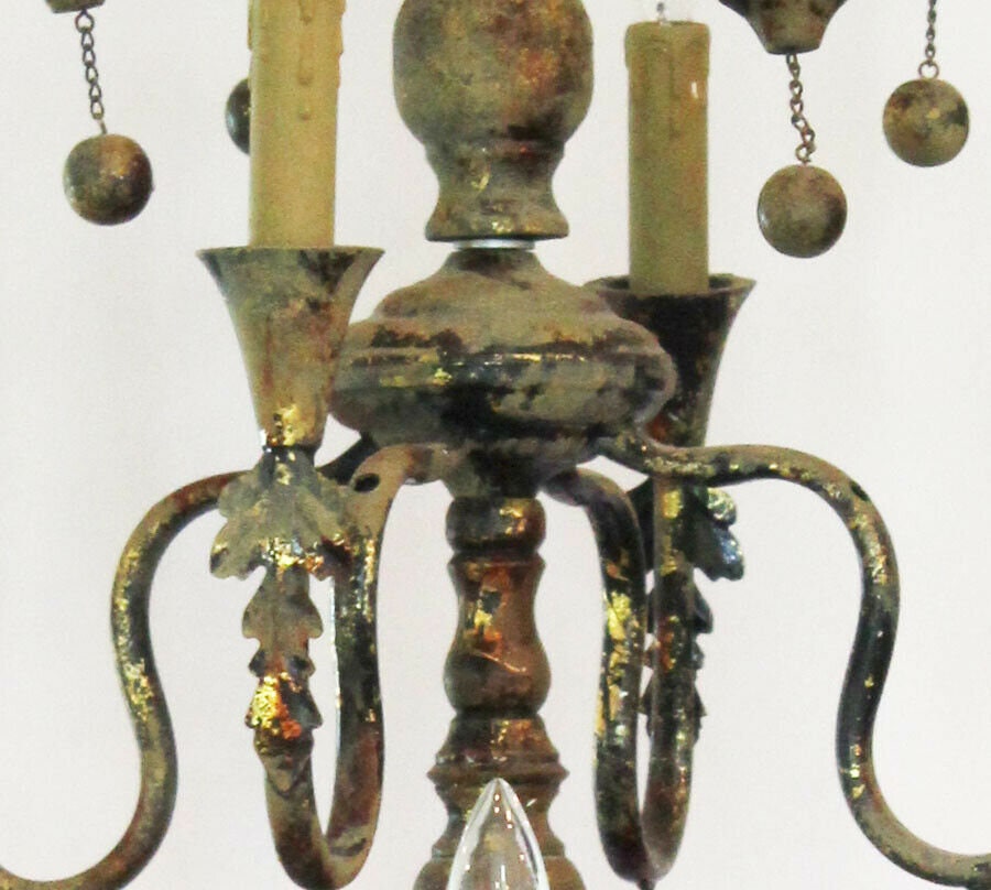 Monumental Xlarge Italian Grand Antique Chandelier Made in Italy